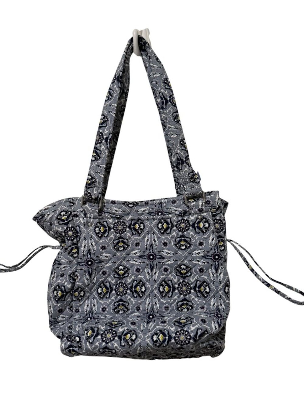 Vera Bradley Retired Plaza Tile Glenna Satchel Shoulder Bag Purse Hidding Pocket - Picture 2 of 12